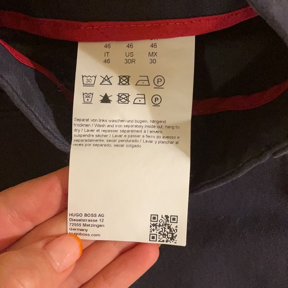 HUGO BOSS Slim-fit trousers in stretch cotton - Picture 7 of 7